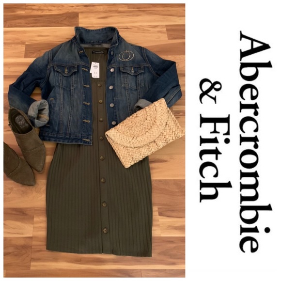 Abercrombie & Fitch Dresses & Skirts - Abercrombie Button-up Bodycon Dress